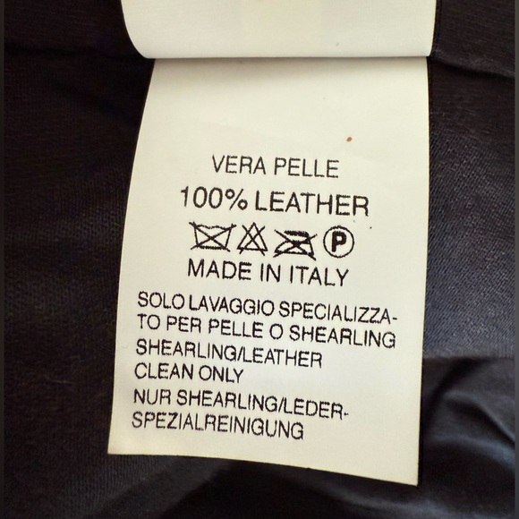 Fratelli Rossetti chocolate brown leather bomber jacket size S - Picture 12 of 12